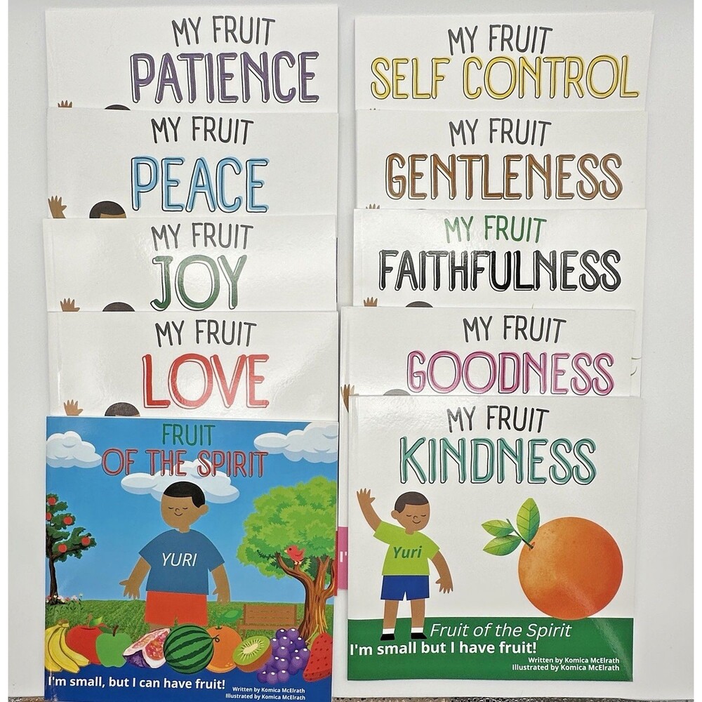 10 Childrens Books Fruit Of The Spirit Series Kids Applying Gods Word Daily EUC